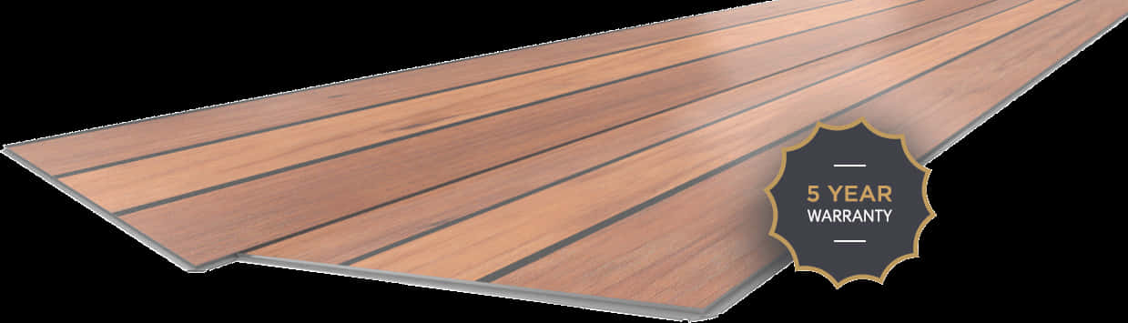 Wood Flooring Plank5 Year Warranty PNG Image