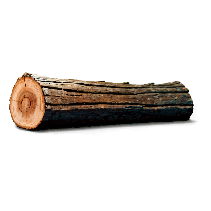 Wood Log With Bark Png 06292024 PNG Image