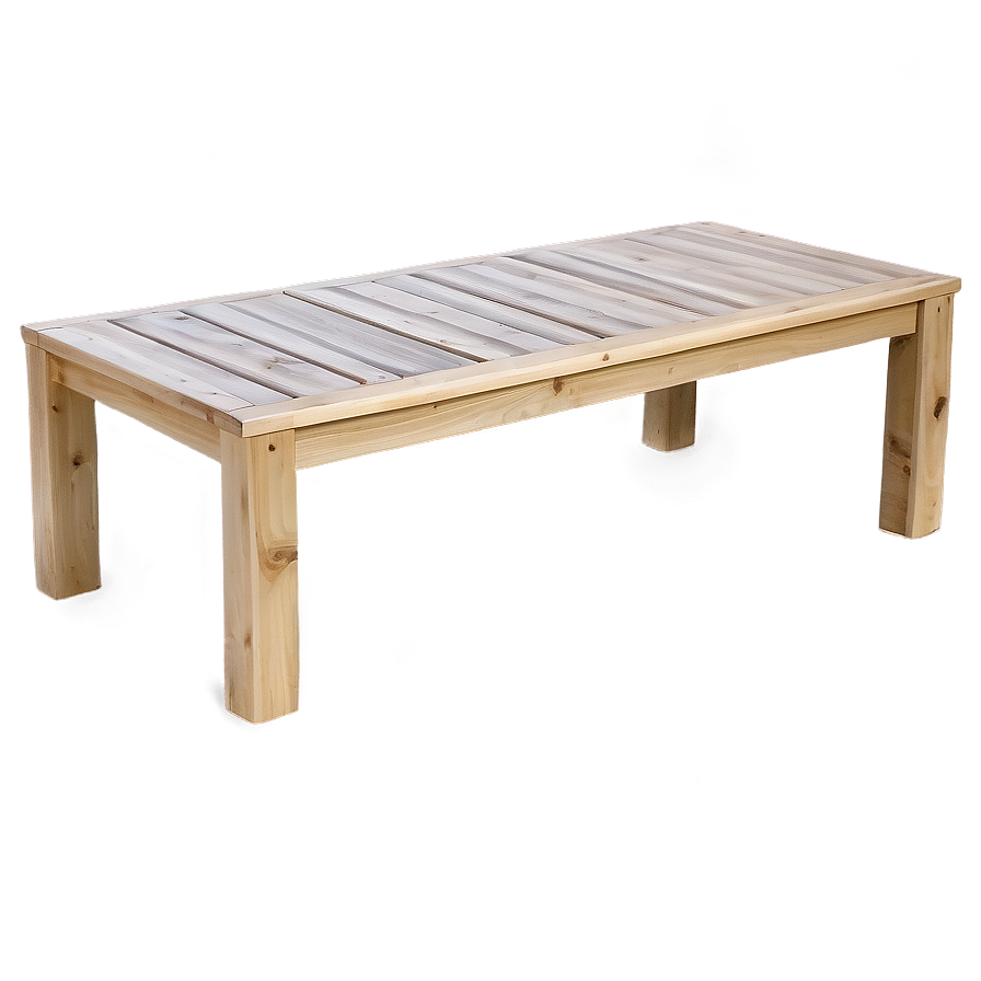 Wood Outdoor Table Png 06282024 PNG Image