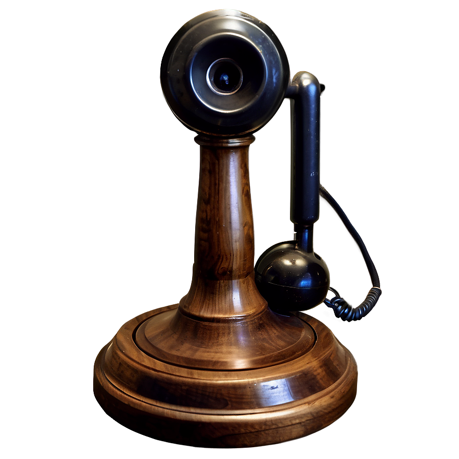 Wooden Antique Telephone Png Lkm32 PNG Image