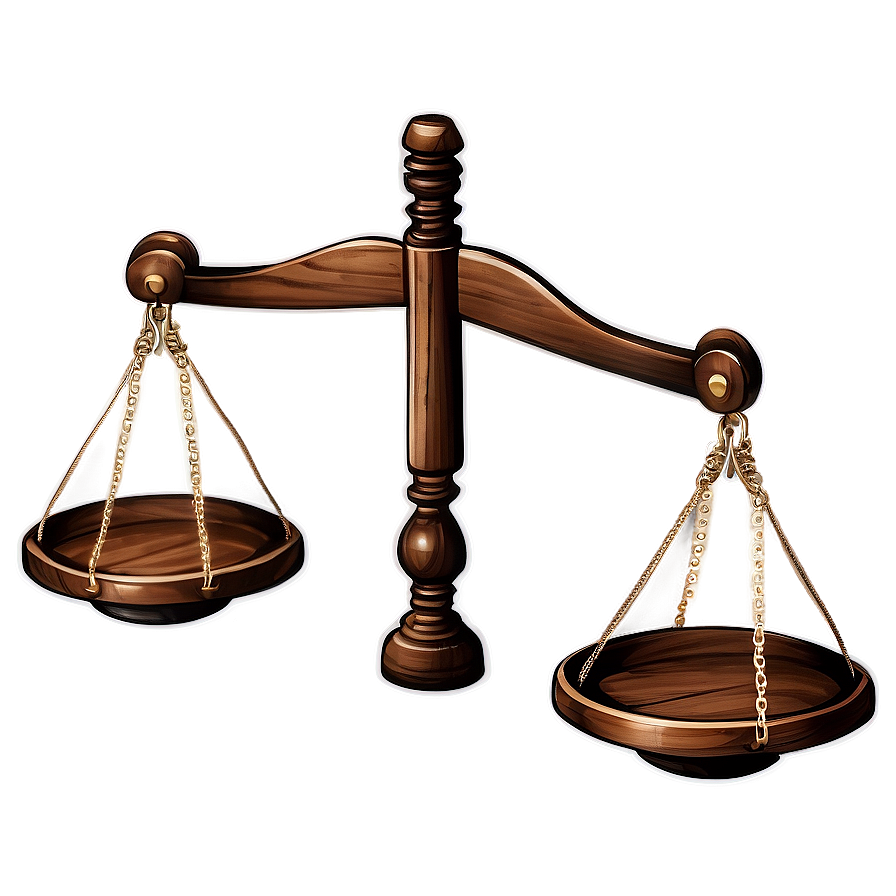 Wooden Balance Scale Png 71 PNG Image