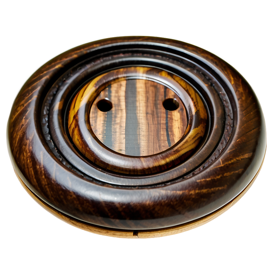 Wooden Button Png 05242024 PNG Image