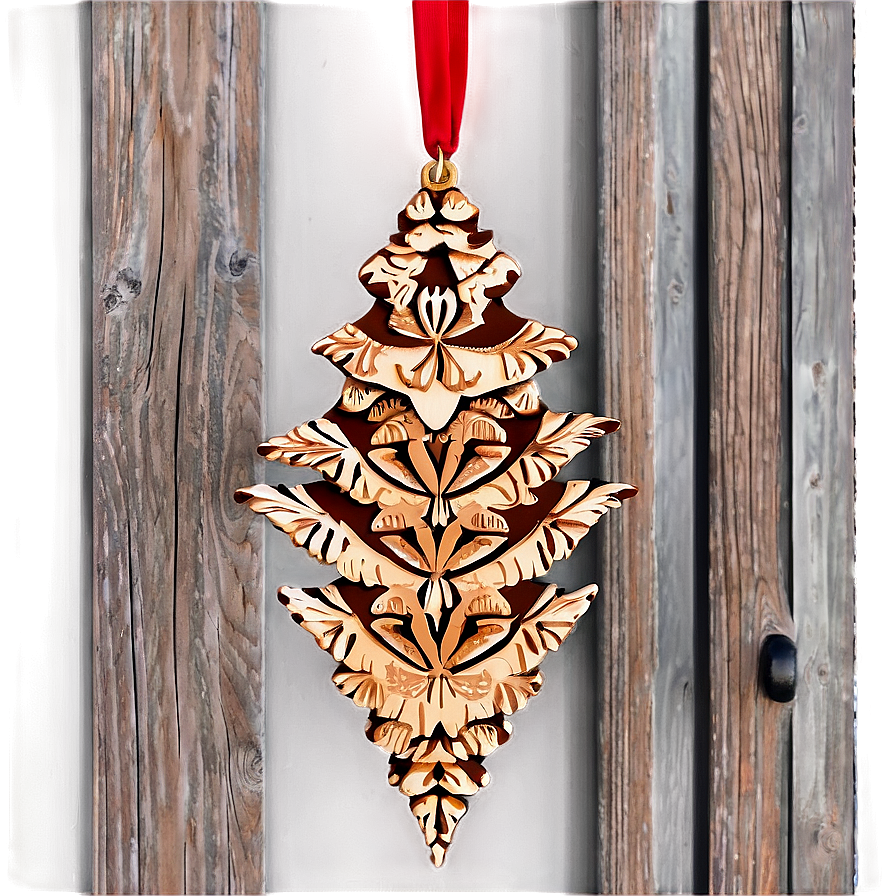 Wooden Christmas Ornaments Png Onw73 PNG Image