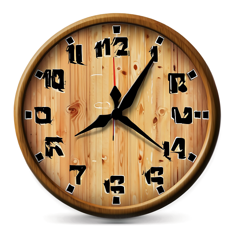 Wooden Clock Clipart Png Ueq PNG Image