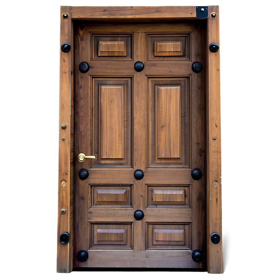 Wooden Closed Door Png Foi37 PNG Image