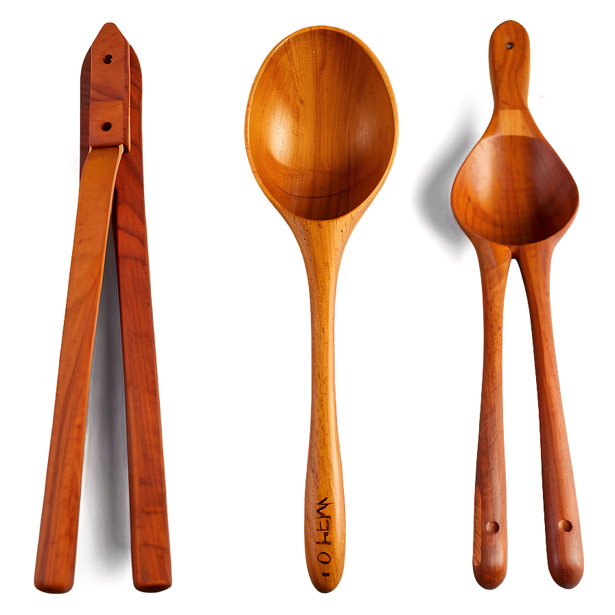 Wooden Cooking Spoons Png Ckx PNG Image