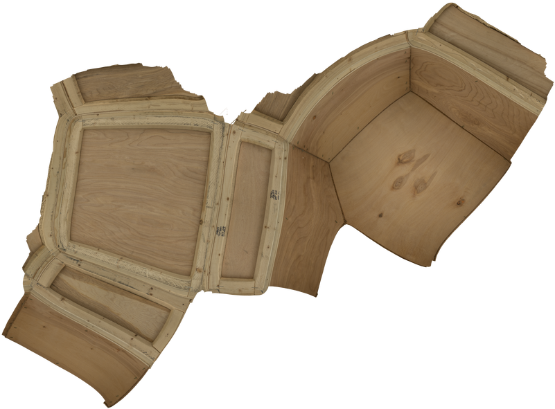 Wooden Corner Pieces Texture PNG Image