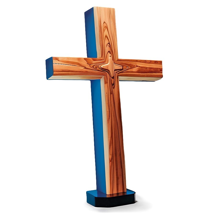 Wooden Cross On Stand Png Bwy63 PNG Image