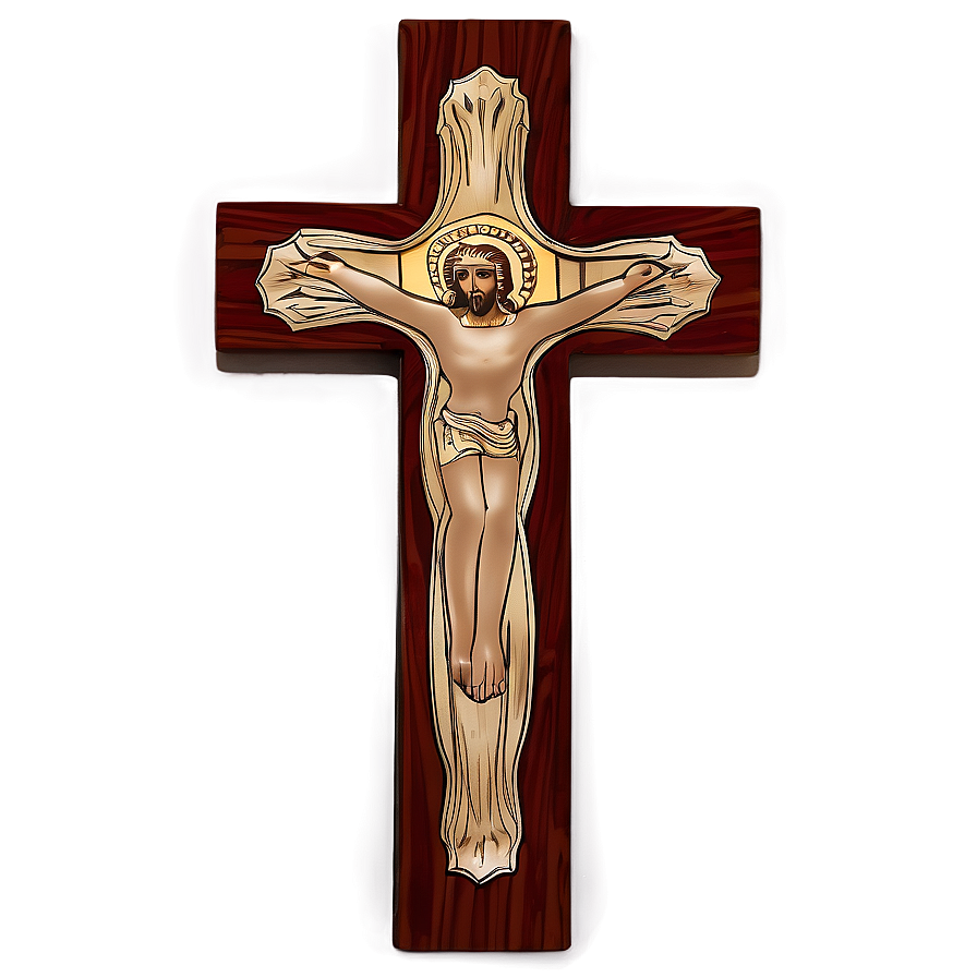 Wooden Cross Outline Png Wky PNG Image