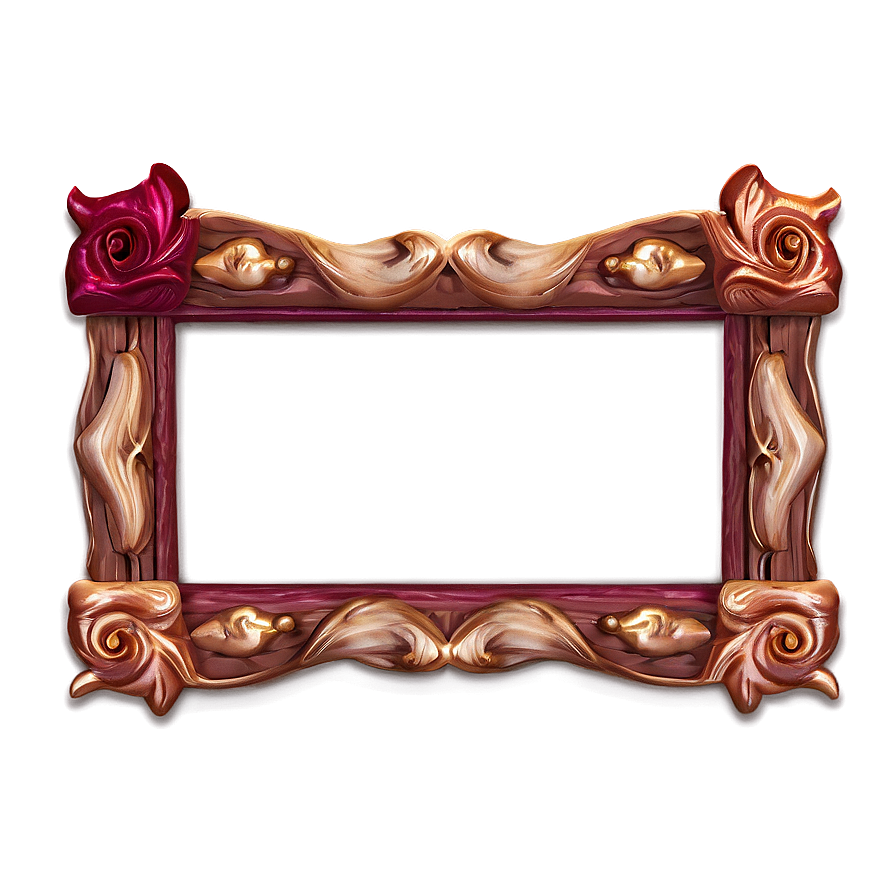 Wooden Cute Frame Png Mrm58 PNG Image