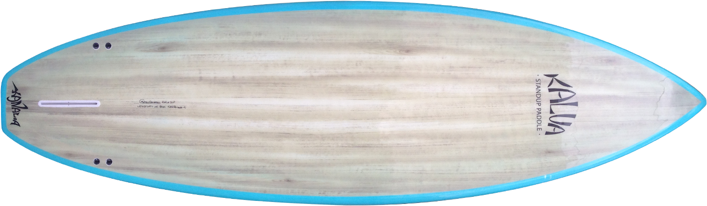 Wooden Design Surfboard PNG Image