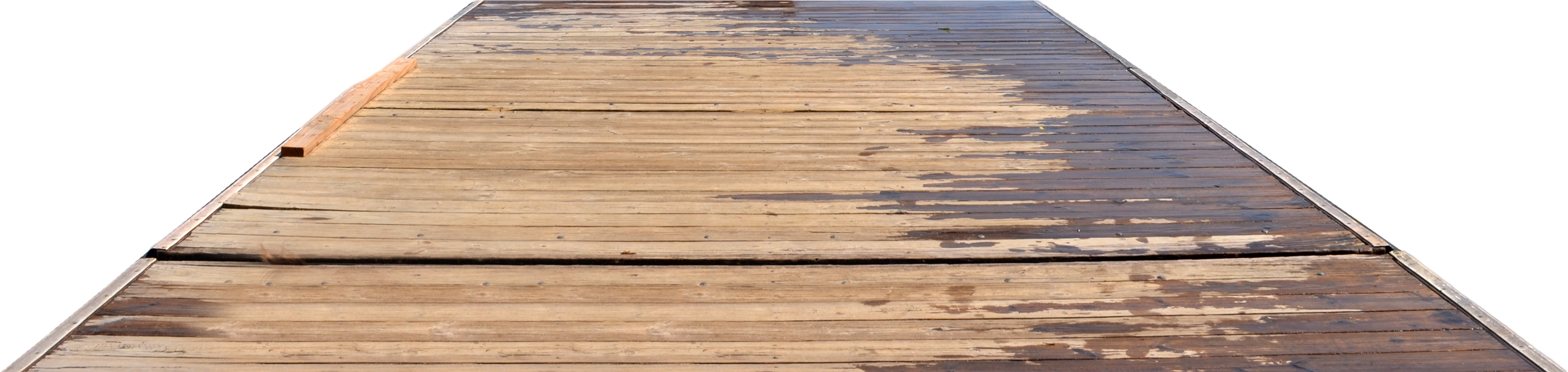 Wooden Dock Perspective View PNG Image