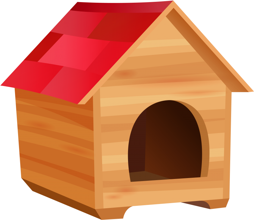 Wooden Doghouse Clipart PNG Image