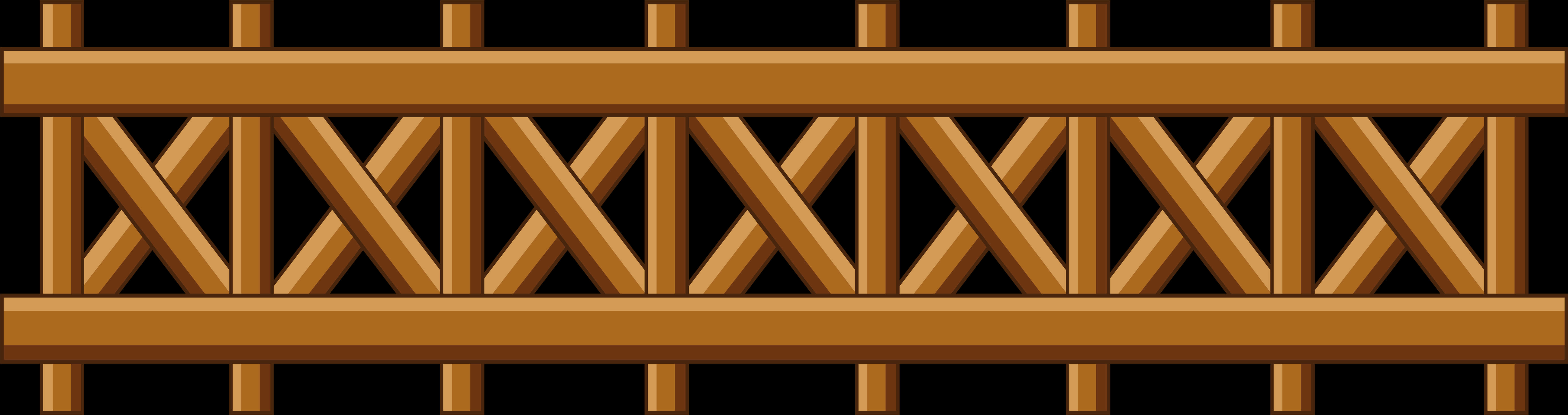 Wooden Fence Design Vector PNG Image