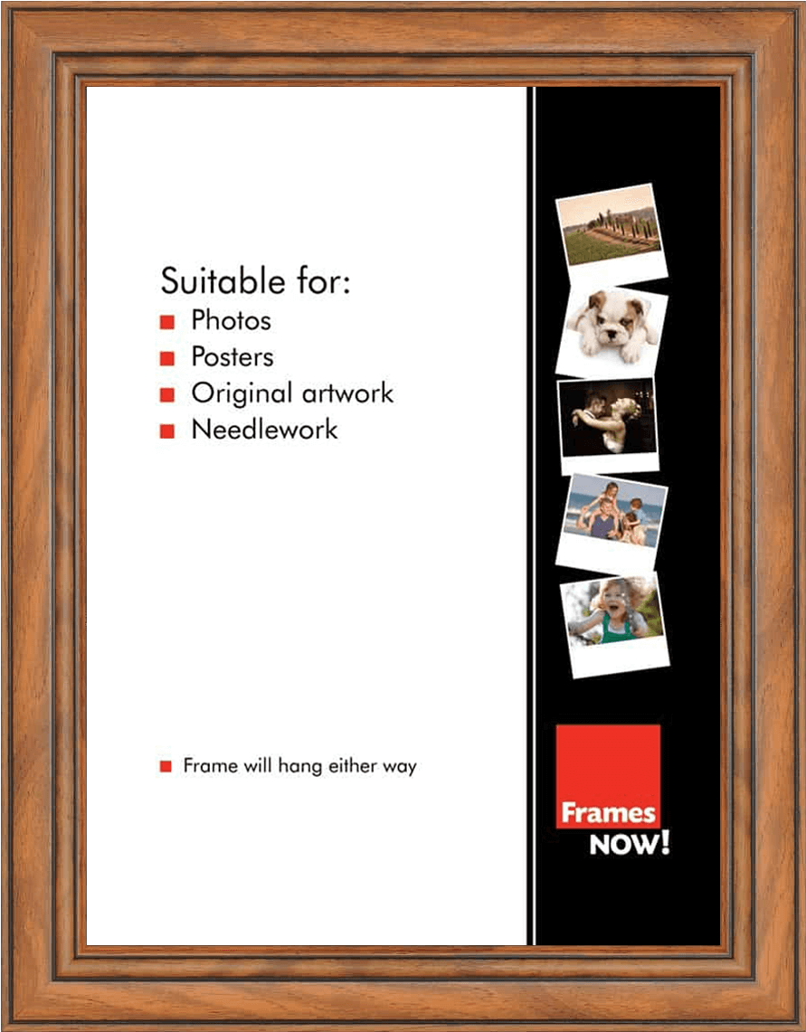 Wooden Frame Display Options PNG Image