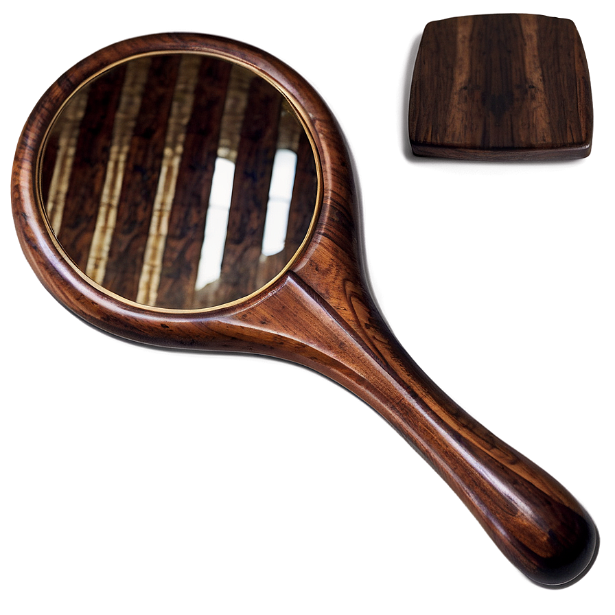 Wooden Hand Mirror Png 9 PNG Image