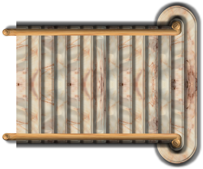 Wooden Ladder Top View PNG Image