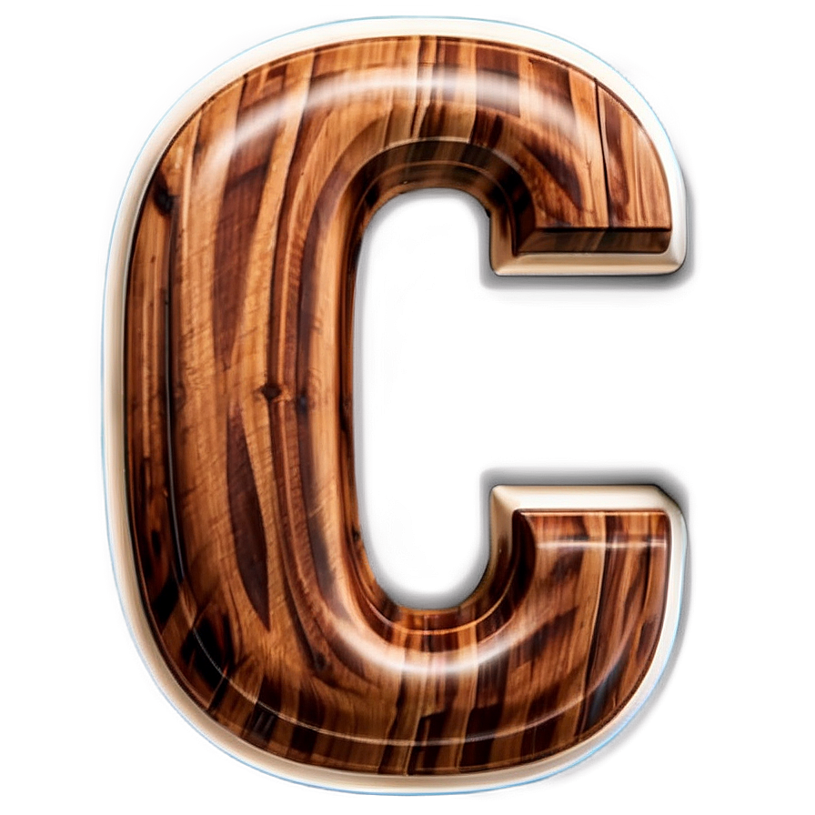 Wooden Letter C Png Rts PNG Image