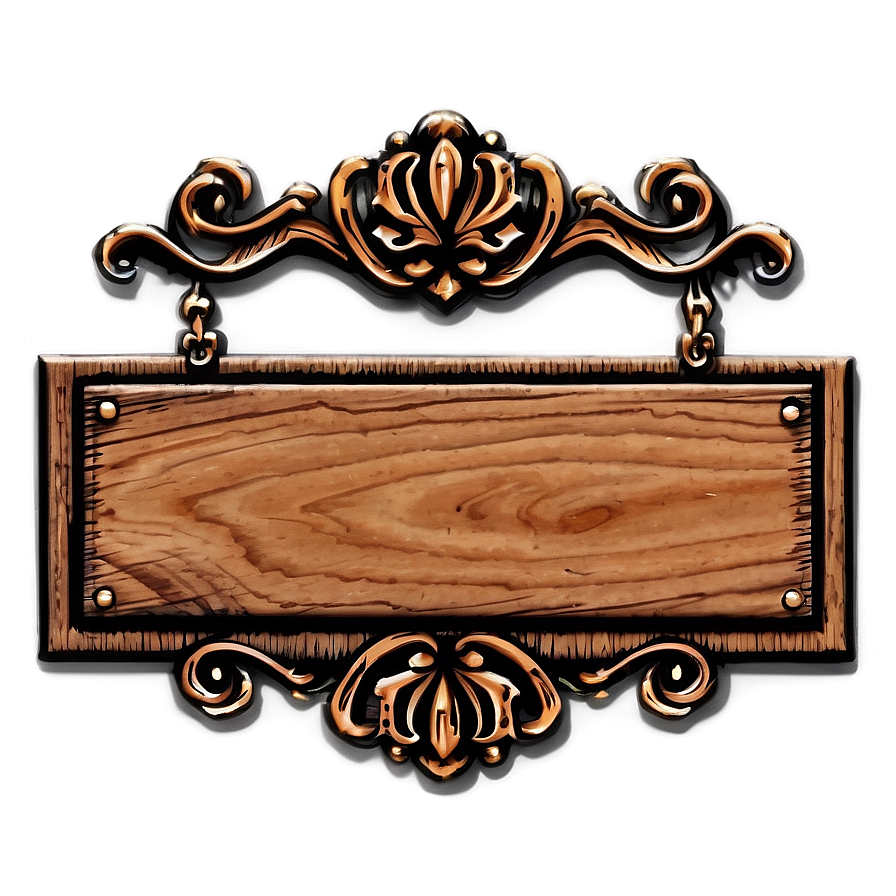 Wooden Name Plate Png 97 PNG Image