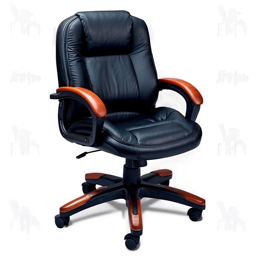 Wooden Office Chair Png 1 PNG Image