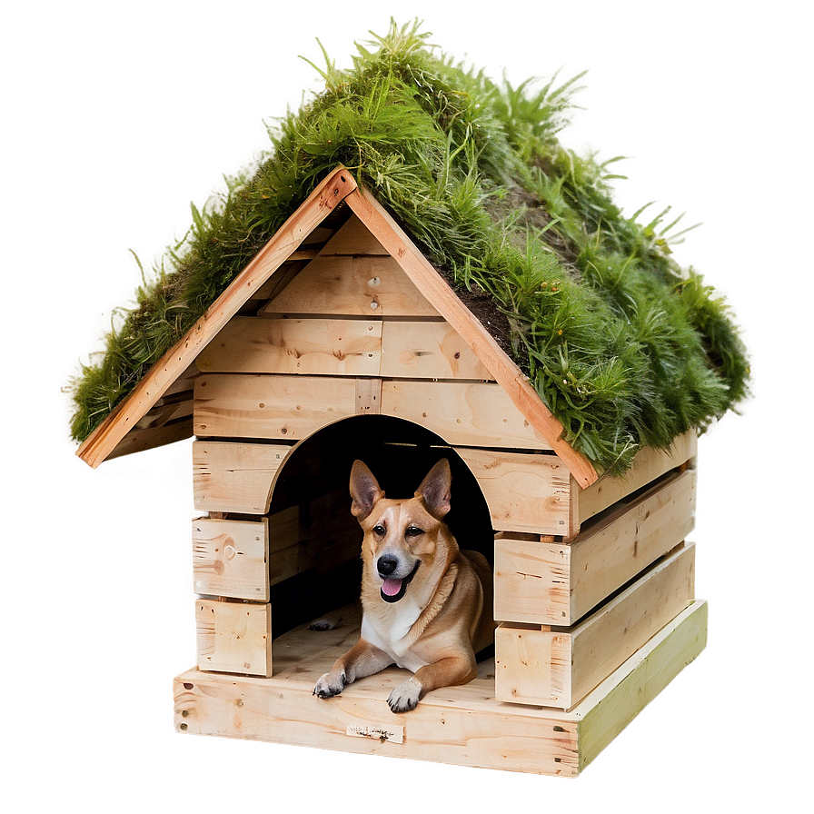 Wooden Pallet Dog House Png 06122024 PNG Image