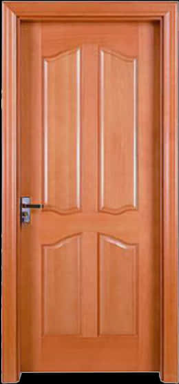 Wooden Panel Interior Door.jpg PNG Image