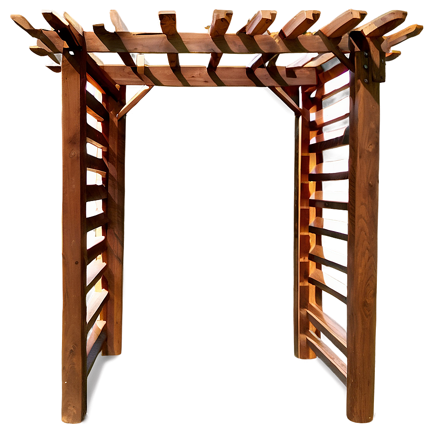 Wooden Pergola Png Iqt PNG Image