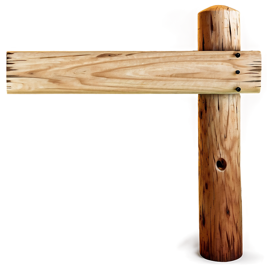 Wooden Post For Hanging Signs Png Ume PNG Image