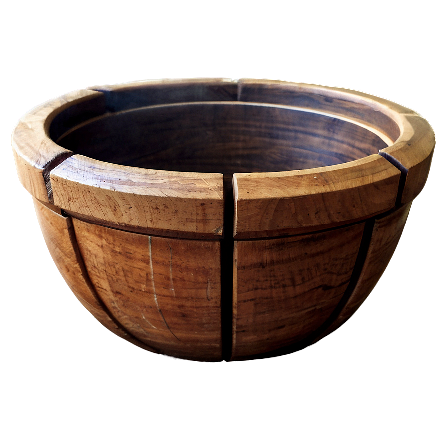 Wooden Pot Png Bgj96 PNG Image