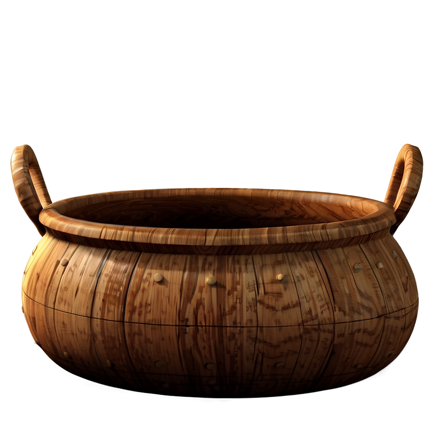 Wooden Pot Png Kfx PNG Image