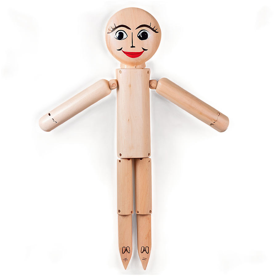 Wooden Puppet Doll Png Dak PNG Image