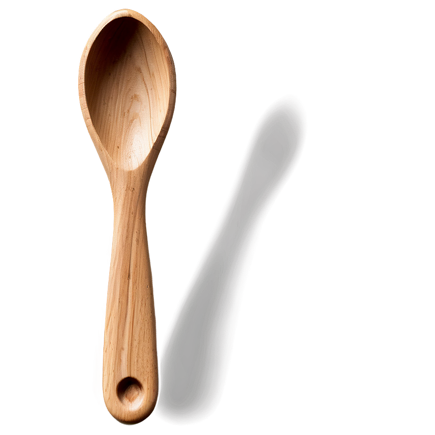 Wooden Rice Spoon Png 06132024 PNG Image