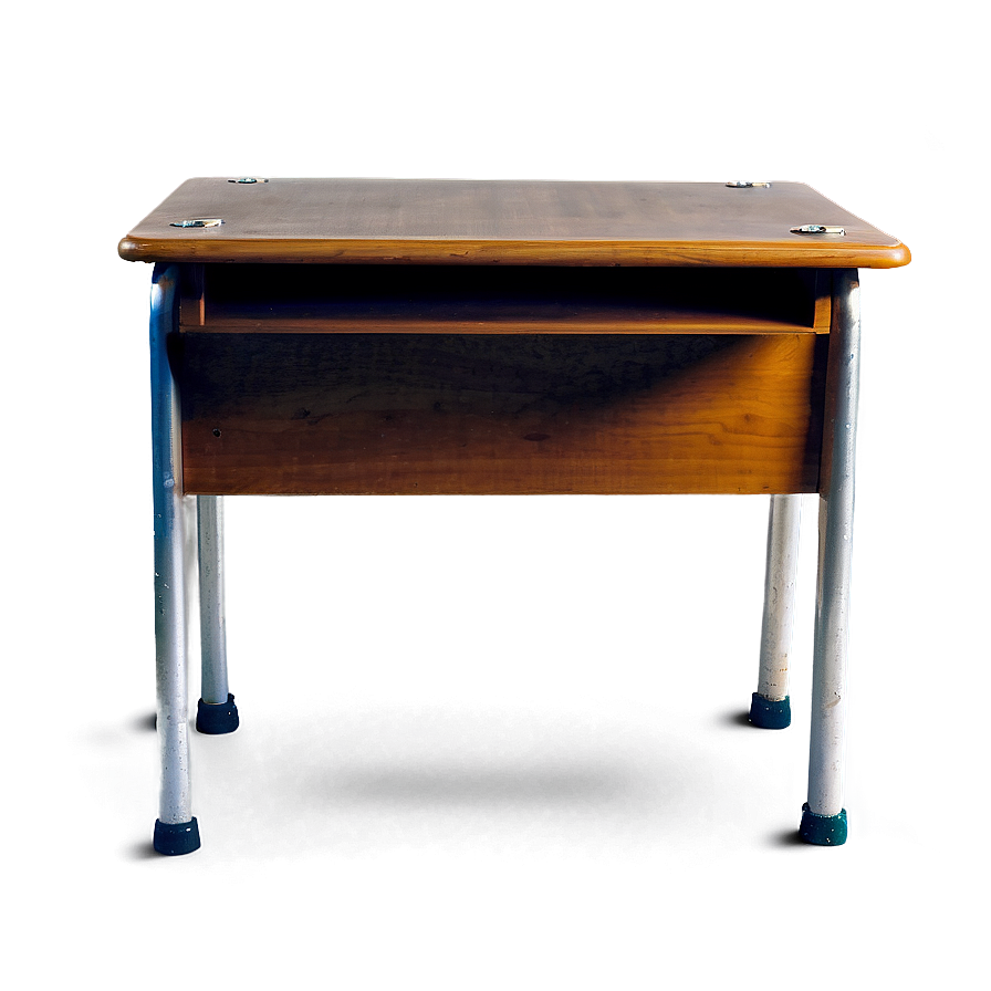 Wooden Student Desk Png Djt71 PNG Image