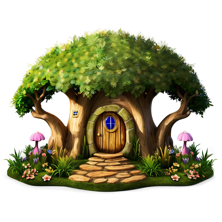 Woodland Fantasy Home Png Sht PNG Image