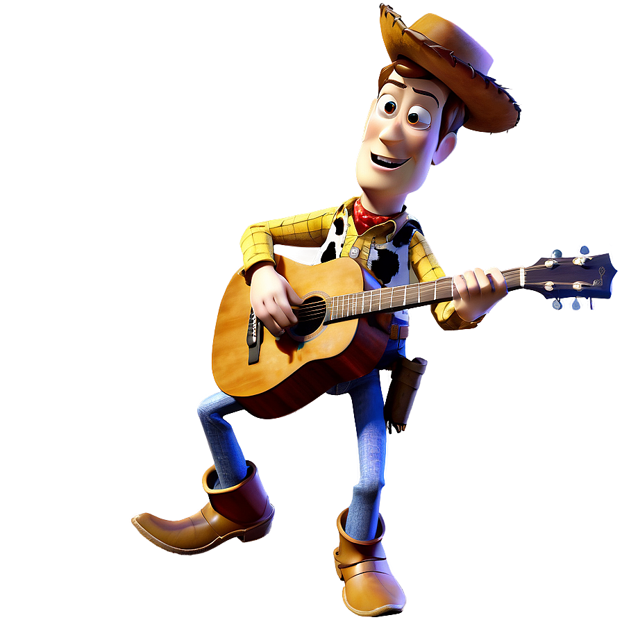 Woody With Guitar Png 05232024 PNG Image