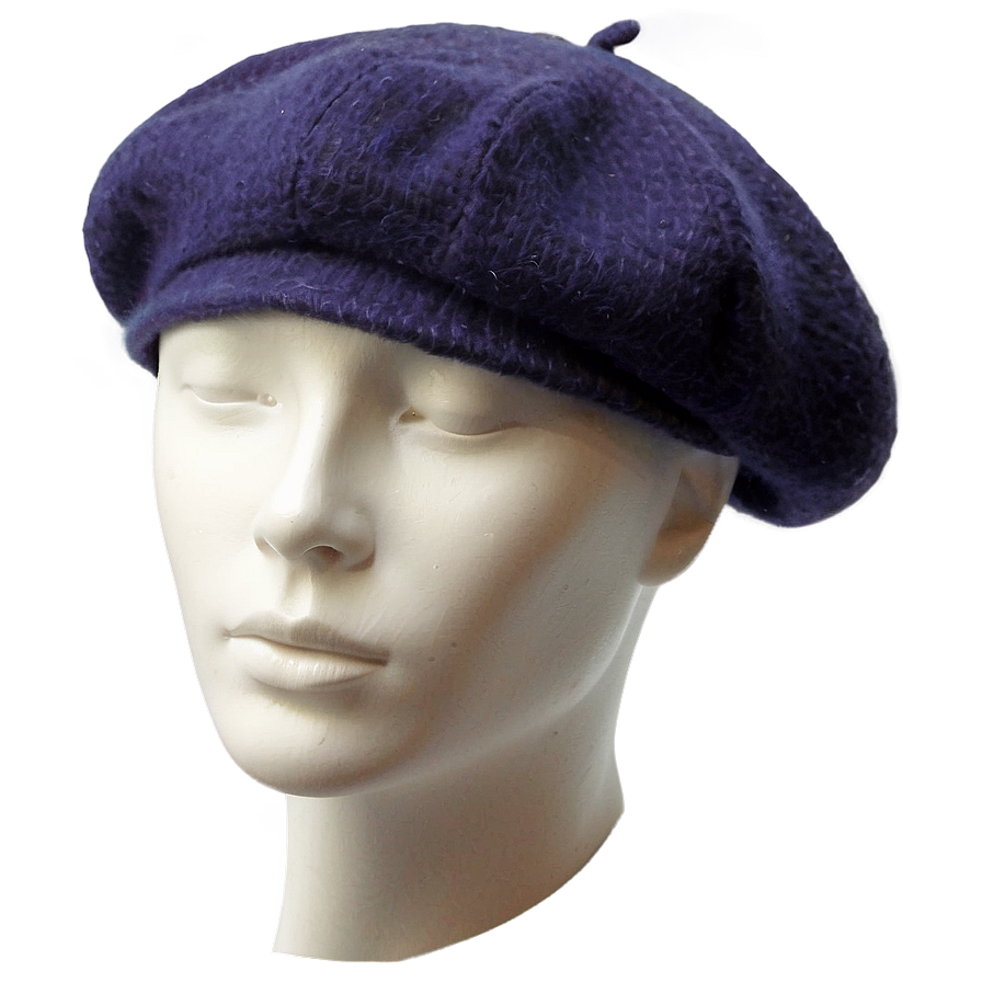 Wool Beret Fashion Png 06252024 PNG Image