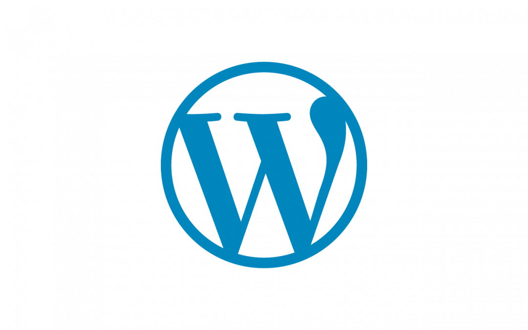 Word Press Logo Blue Background PNG Image