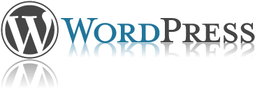 Word Press Logo Blue Background PNG Image