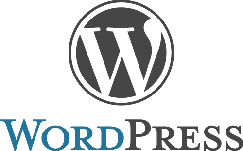 Word Press Logo Blue Background PNG Image