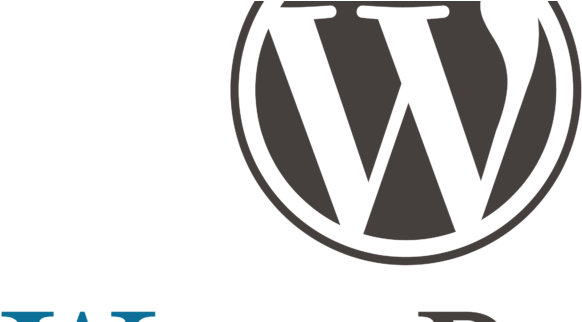 Wordpress Logo Blue Background PNG Image