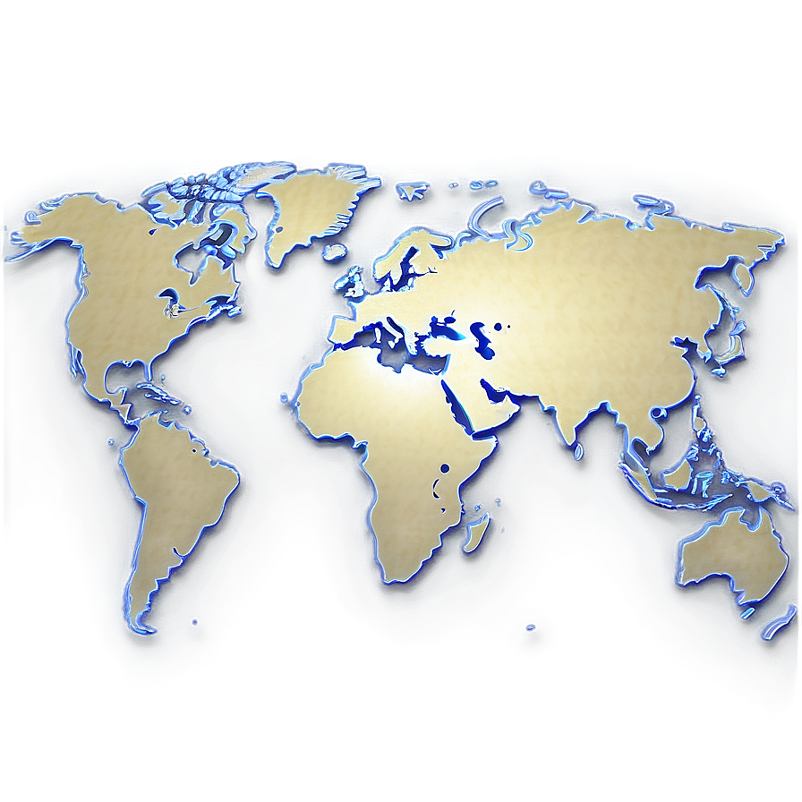 World Map A PNG Image