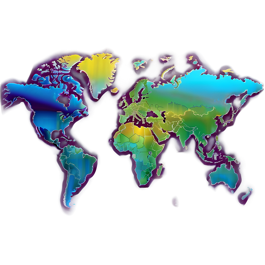 World Map B PNG Image