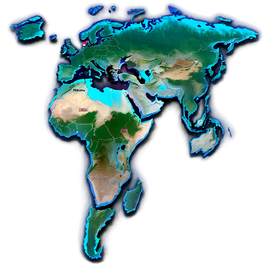 World Map Continents Png Dml96 PNG Image