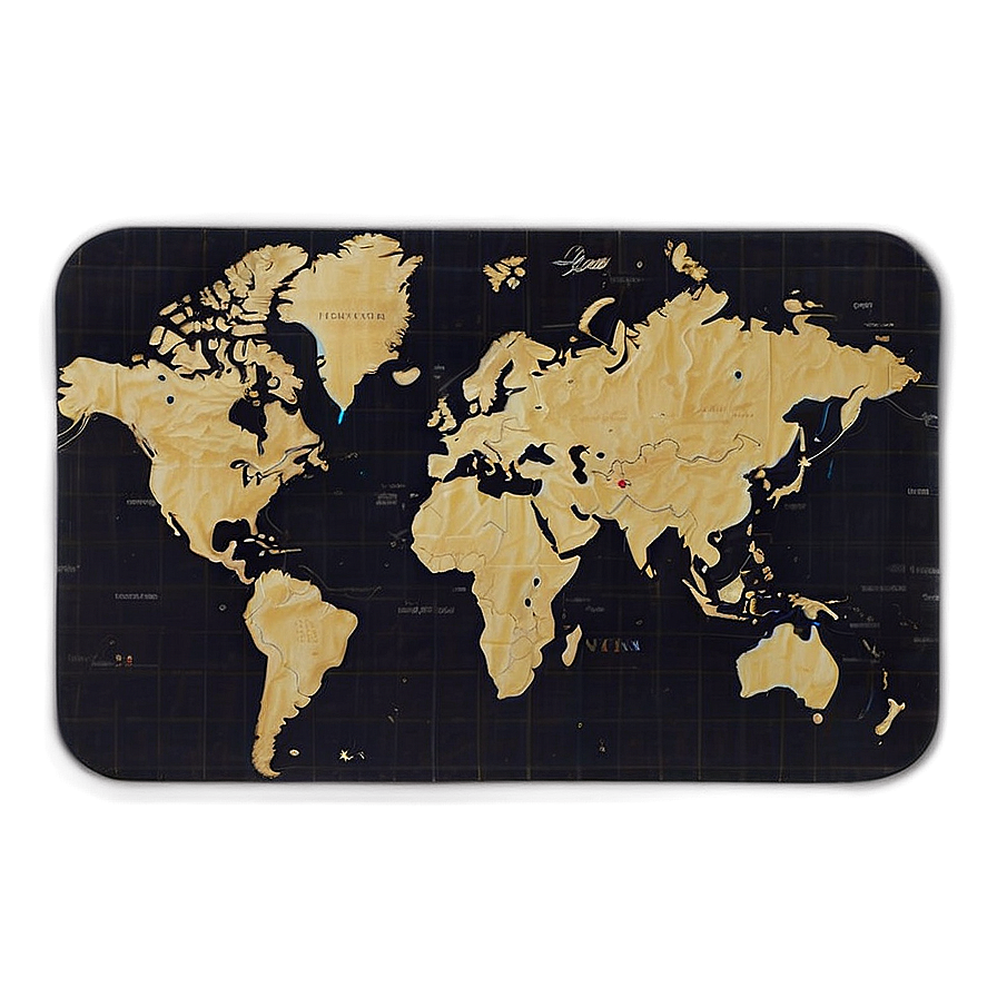 World Map Desk Mousepad Png 93 PNG Image