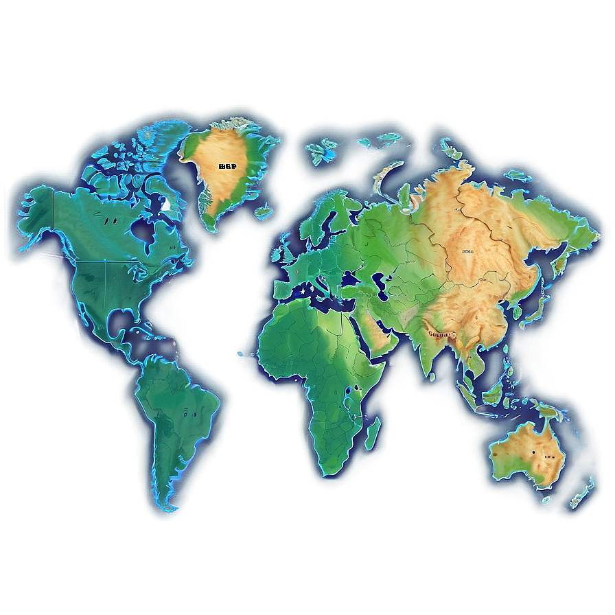 World Map Drawing Png 05032024 PNG Image