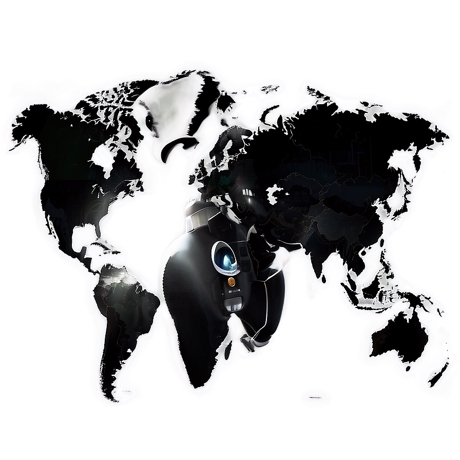 World Map Mural Png Vvd47 PNG Image