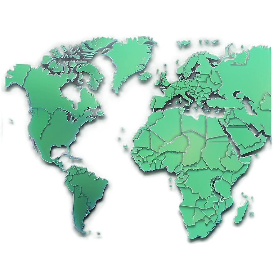 World Map Outline Craft Png Edd PNG Image