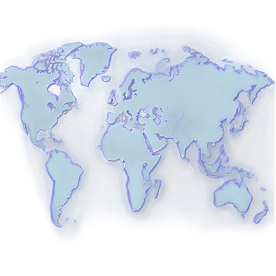 World Map Outline Creative Png Sfu69 PNG Image