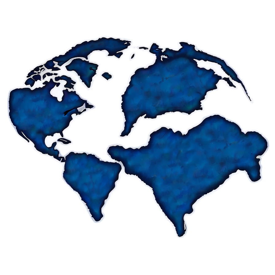 World Map Outline For Wall Art Png Kvl PNG Image