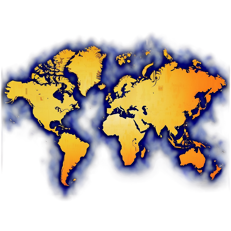 World Map Vector Silhouette Png 30 PNG Image